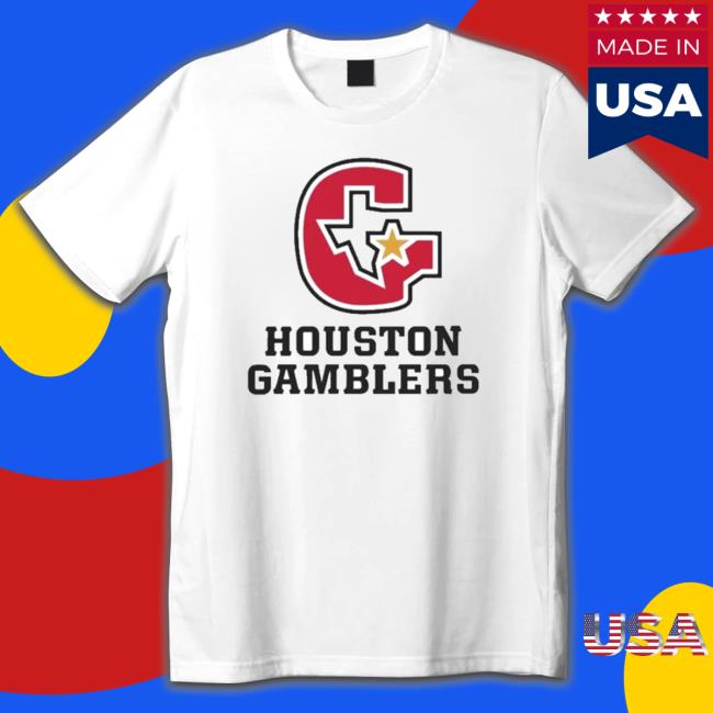 Houston Gamblers Sideline shirt, hoodie, tank top, sweater and long sleeve t-shirt
