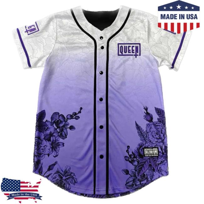 Official Sullivan King Merch 2023 "Return Of The Queen" Bassball Jersey T Shirt Riot Purple