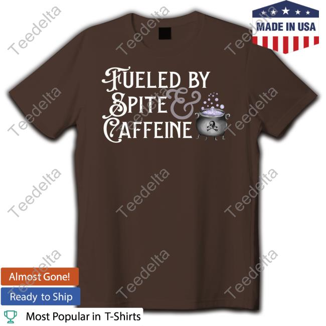 Charlie Knight Wearing Fueled By Spite & Caffeine T Shirt