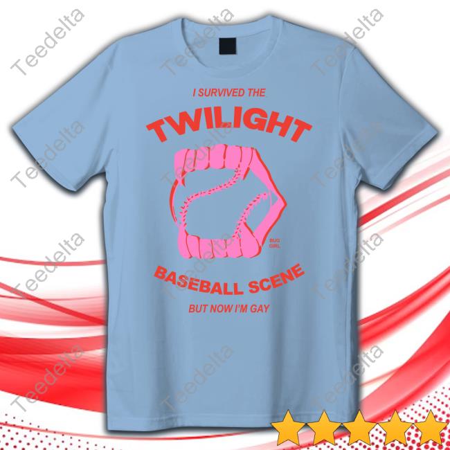 Buggirl200 Merch I Survived The Twilight Baseball Scene But Now I'm Gay Sweatshirt