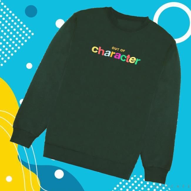 Out Of Character Silly Rainbow Tee Sports Green Out Of Character Silly Rainbow Sweatshirt Sports Green