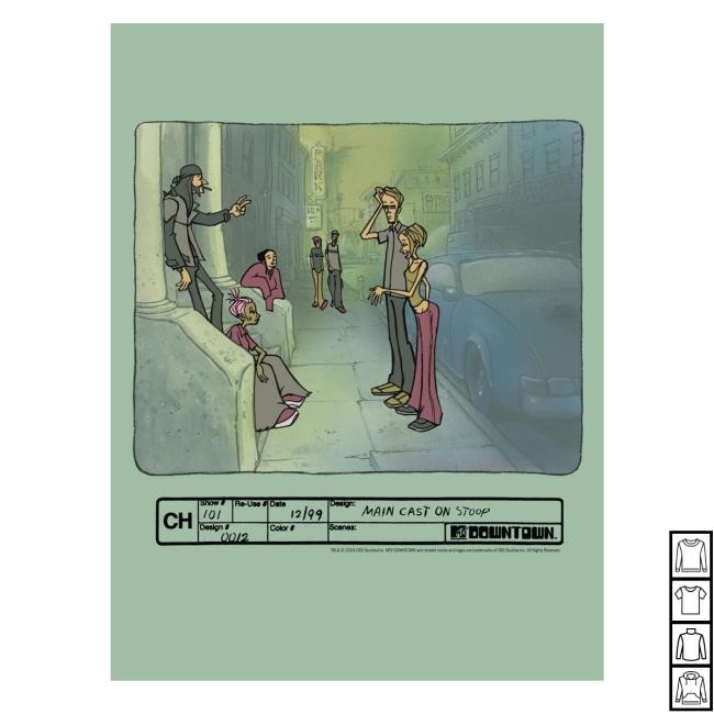 Official Titmouse Stuff Merch Downtown Stoop Group New Shirt