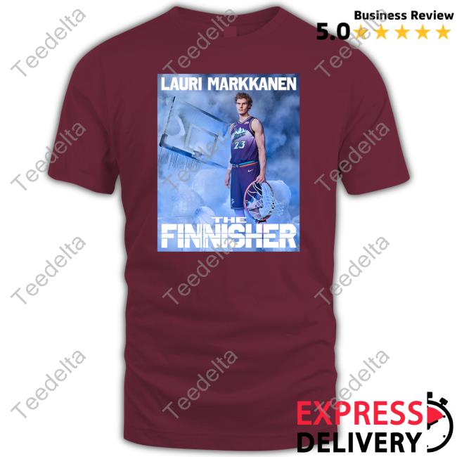 Utah Jazz Lauri Markkanen The Finnisher Tee Takenote