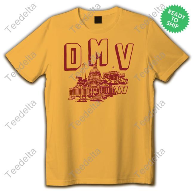 Homage Store Washington Commanders Dmv New Shirt