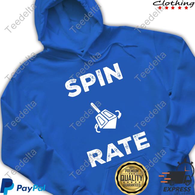 Rob Bradford Spin Rate Israel Baseball Tee Shirt