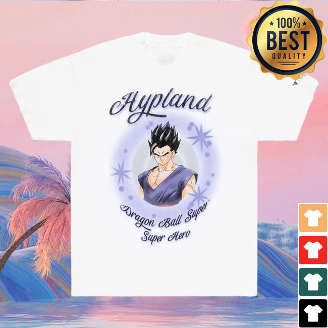 Official Hypland Clothing Merch Store Hypland Db Super Gohan Air Brush Shirt (White)
