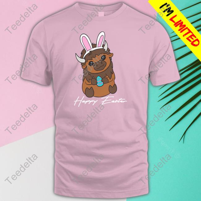 26 Shirts Store Happy Easter Buffalo Bunny Tee Shirt