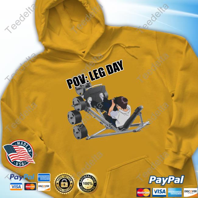 Goofyahhtees Merch Pov Leg Day T-Shirt