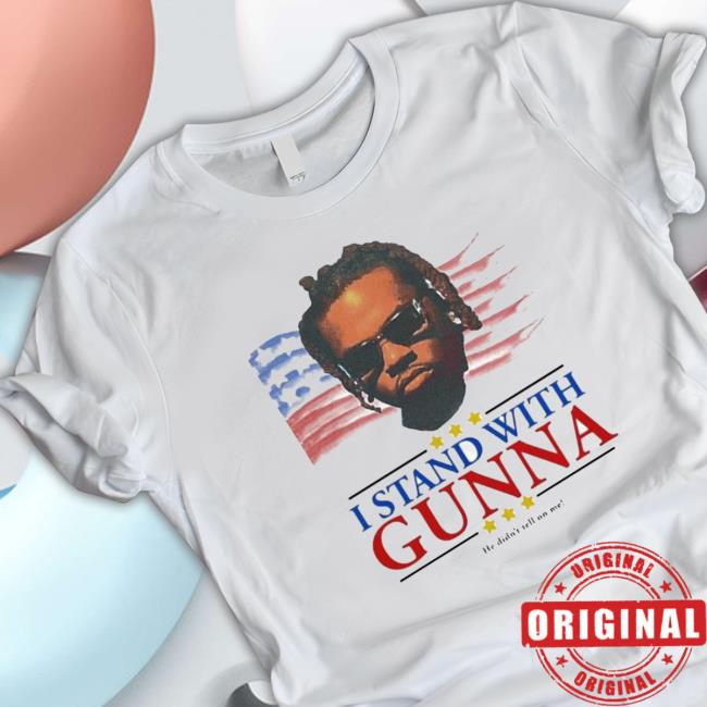 Design I Stand With Gunna He Didn’T Tell On Me Crewneck Sweatshirt