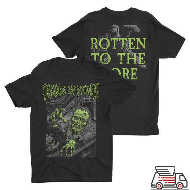 Official Night Shift Merch Indie Merch Store Cradle Of Filth - Rotten To The Core Tshirt NightShiftMerch IndieMerchStore