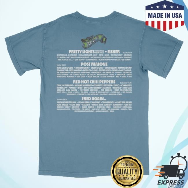 Bonnaroo Merch Roo Roses Lineup Hoodie