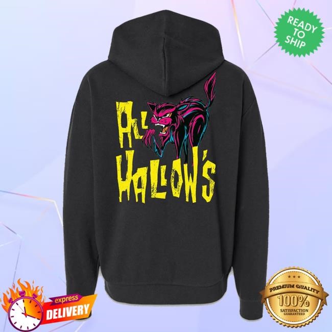 Official Afi Merch Store Shop All Hallow's Cat Black Shirts Afireinside