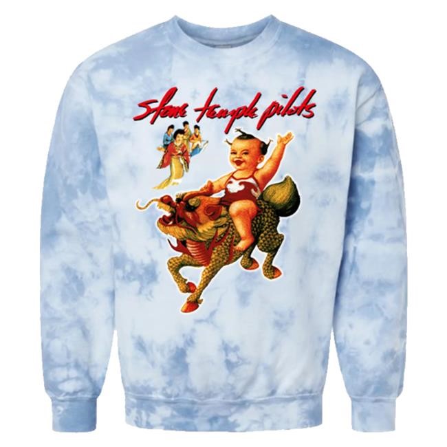 Official Stone Temple Pilots Merch Purple Cozy Hooded Sweatshirt