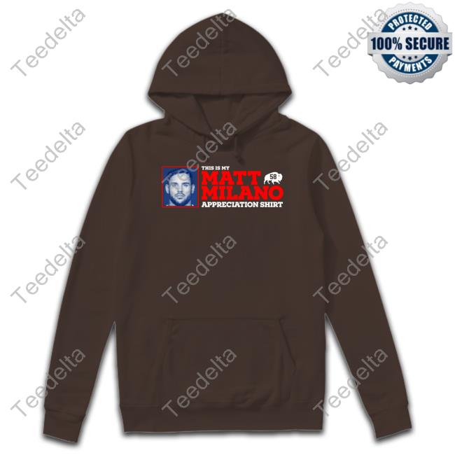 Store716 BuffaloThis Is Matt Milano Appreciation Hoodied Sweatshirt