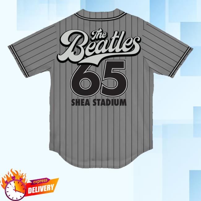 The Beatles Merch Shop Store Shea Stadium Anniversary Jersey Classic Shirt
