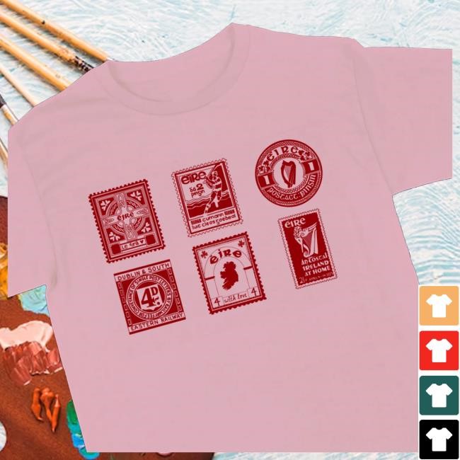Ditsy Bits Merch Shop Store Official Pink Vintage Stamp Boxy Tee Shirt
