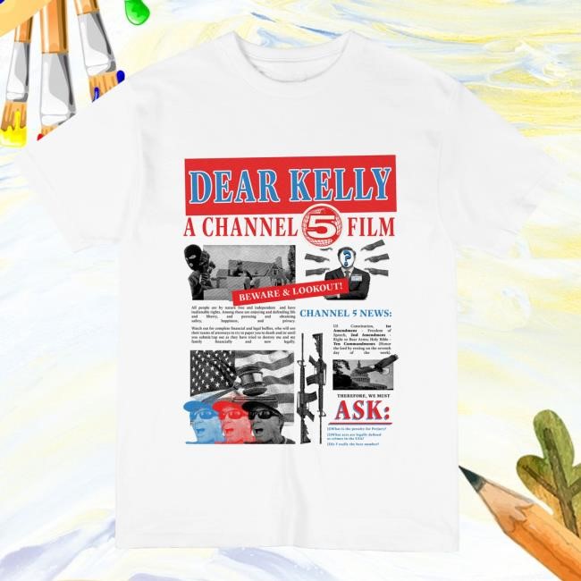 Channel 5 Merch Beware & Lookout White Shirts Channel 5 Merch Beware & Lookout White Long Sleeve Shirt