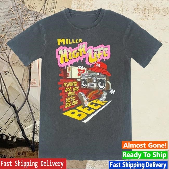 Miller Highlife Merch Shop Store Official High Life Boombox T Shirts