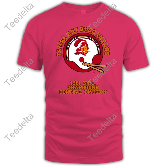 Helmet Addict Tampa Bay Buccaneers 1981 Nfc Champions Central Division Tee