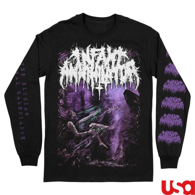 Official Indie Merch Store Infant Annihilator The Elysian Grandeval Galeriarch T-Shirts Black IndieMerchStore