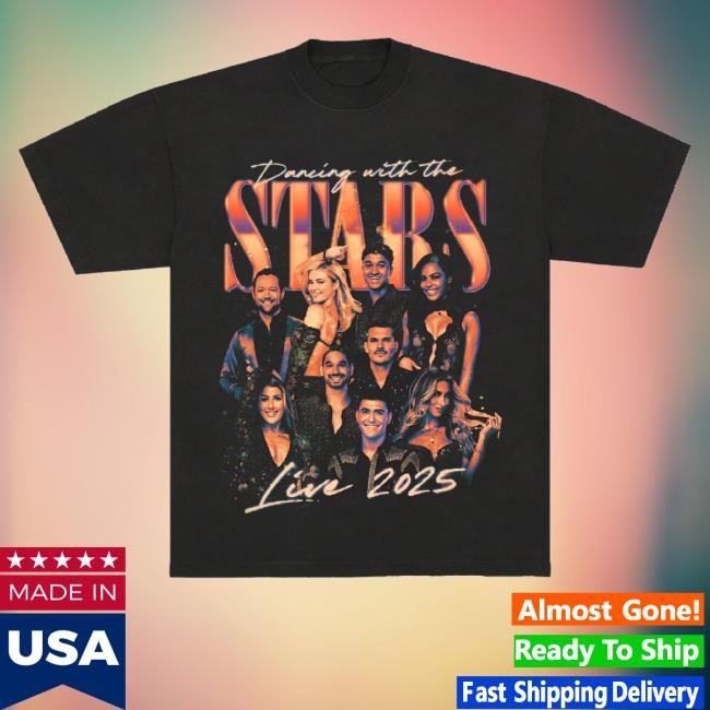 Official Dancing With The Stars Store Dancing With The Stars 2025 Pros Group Photo T-Shirt