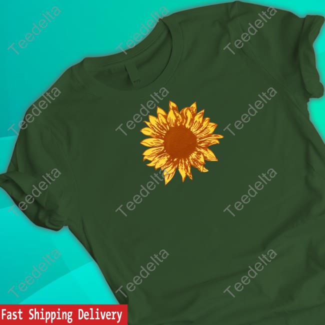 Hiidef Sunflower Flocked T-Shirt