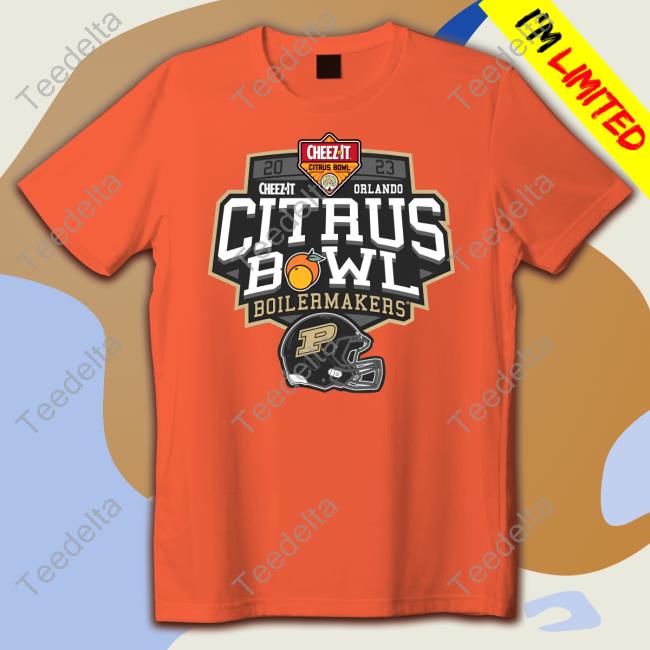 Fcsmerch Boilers Purdue 2023 Cheez It Citrus Bowl Orlando New Shirt