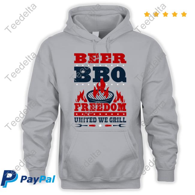 Yumimain Beer Bbq Freedom United We Grill Long Sleeve