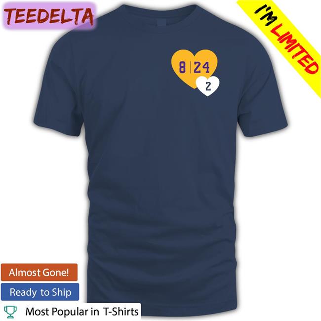 Kobe Bryant Savannah James 8 24 2 Hearts Hoodie
