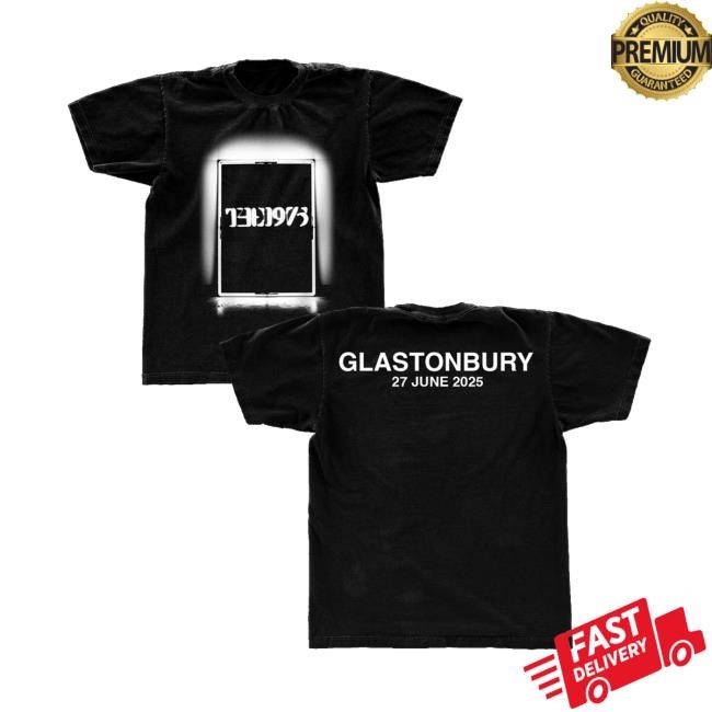 The1975 Merch Og Logo Glastonbury Long Sleeve T Shirt