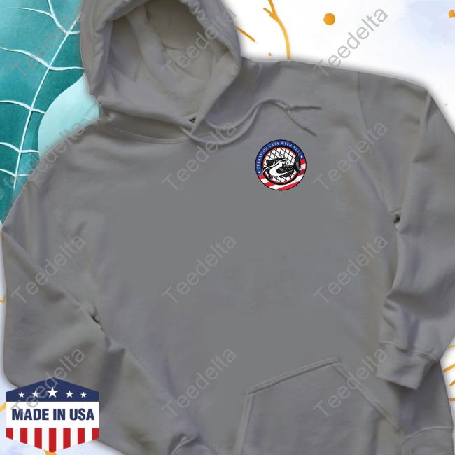 Oliver Anthony Wearing Operation Vets With Nets Sweatshirt
