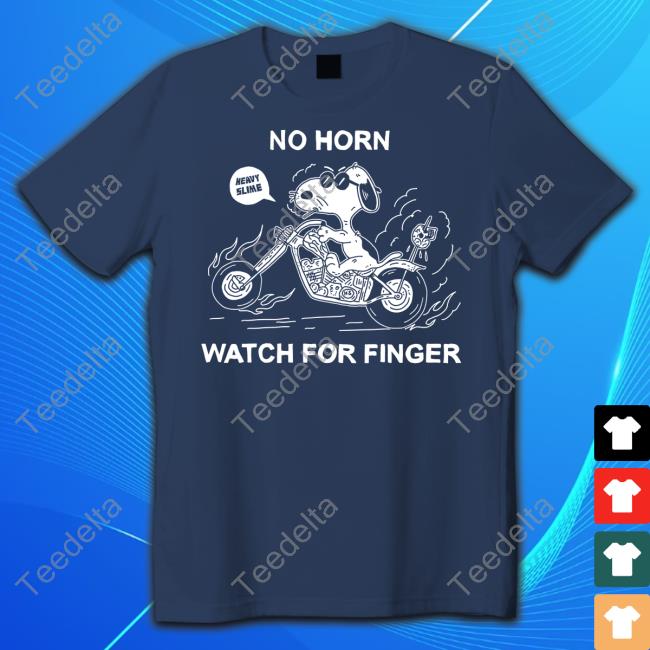 No Horn Watch For Finger Long Sleeve T Shirt Heavyslime Merch No Horn Watch For Finger T Shirt