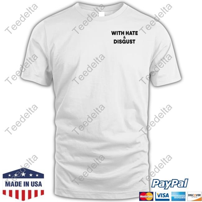 The Tom Ward Show With Hate And Disgust Hooded Sweatshirt