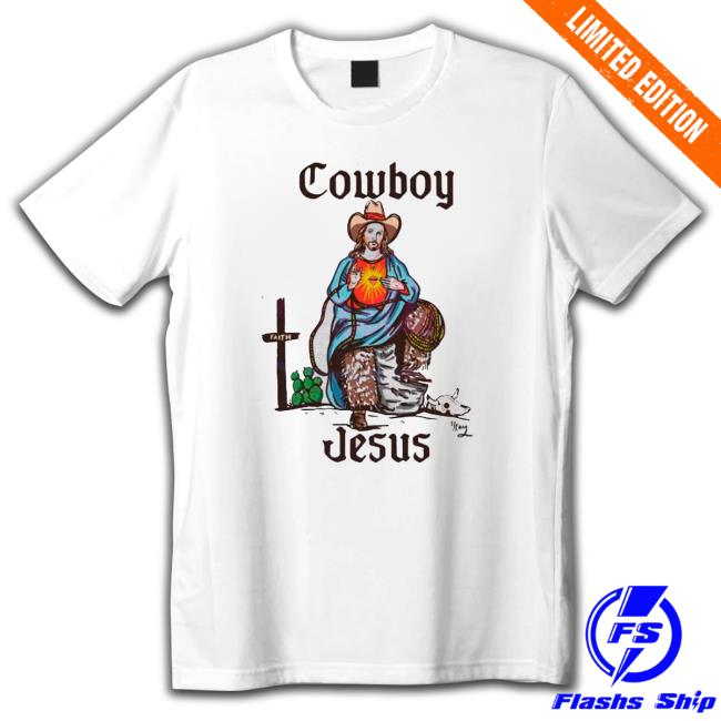 Cowboy Jesus Svg Funny Christian Western Cowboy shirt, hoodie, tank top, sweater and long sleeve t-shirt Cowboy Jesus Svg Funny Christian Western Cowboy Crewneck Sweatshirt