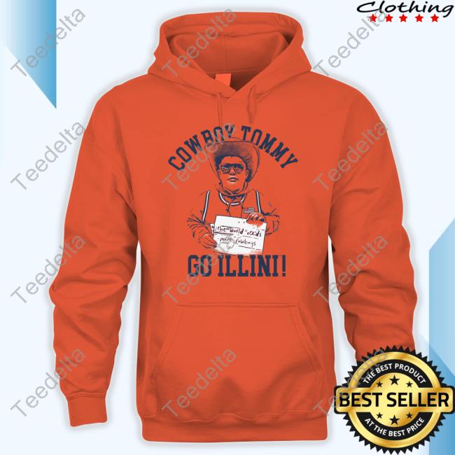 Illinois Nil Store Cowboy Tommy Go Illini Hoodie
