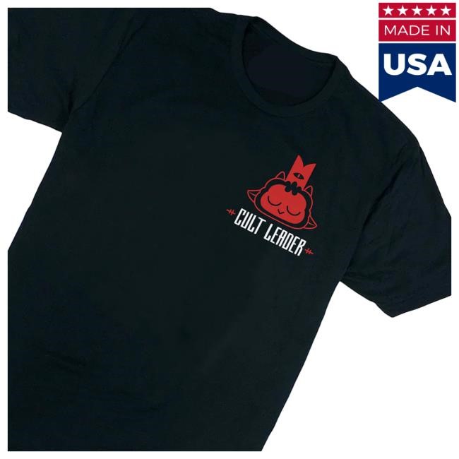 Devolver Digital Merch Store Cult Of The Lamb Cult Leader Hooded Sweatshirt