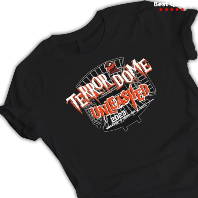 Virginia Football Maroon Effect Terror Dome Unleashed T-Shirt