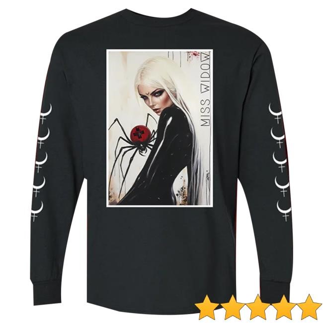 In This Moment Official Merch Store Miss Widow Unisex Longsleeve t-shirt, hoodie, tank top, sweater and long sleeve t-shirt