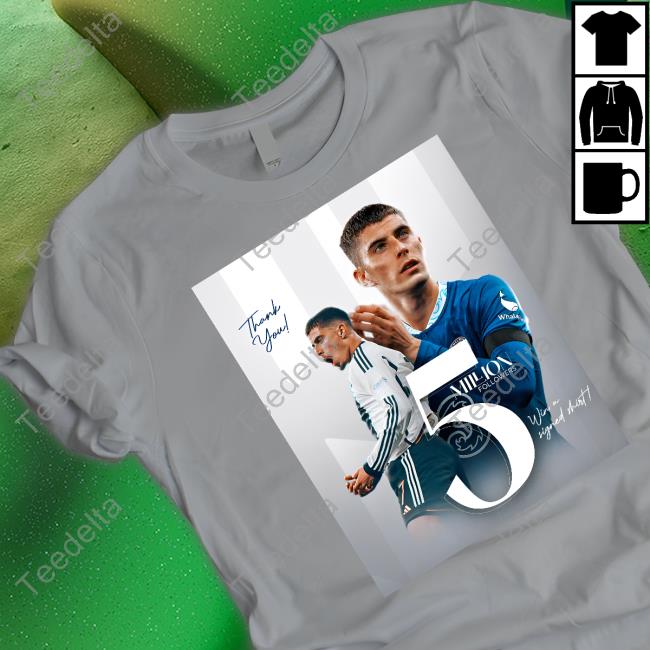 Kai Havertz Thank You 5 Million Followers Win A Signed Hooded Sweatshirt