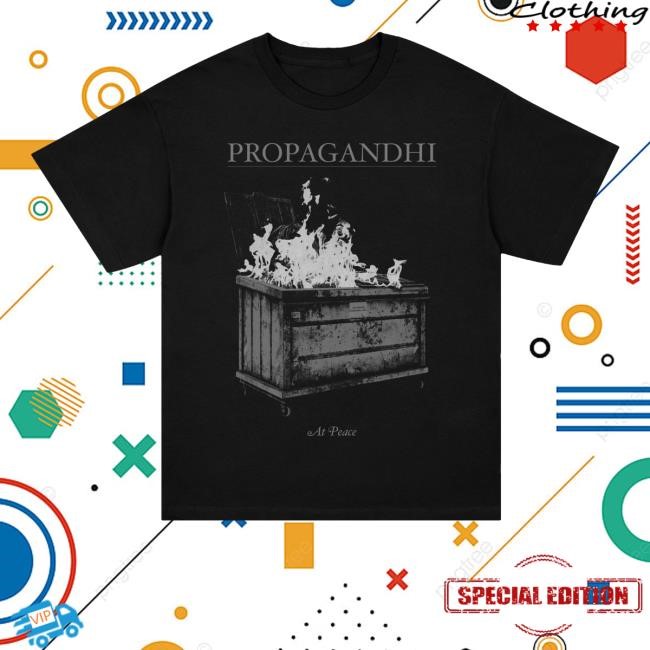 Propagandhi Merch Shop Store Official Dumpster Fire Hoodie Sweatshirt