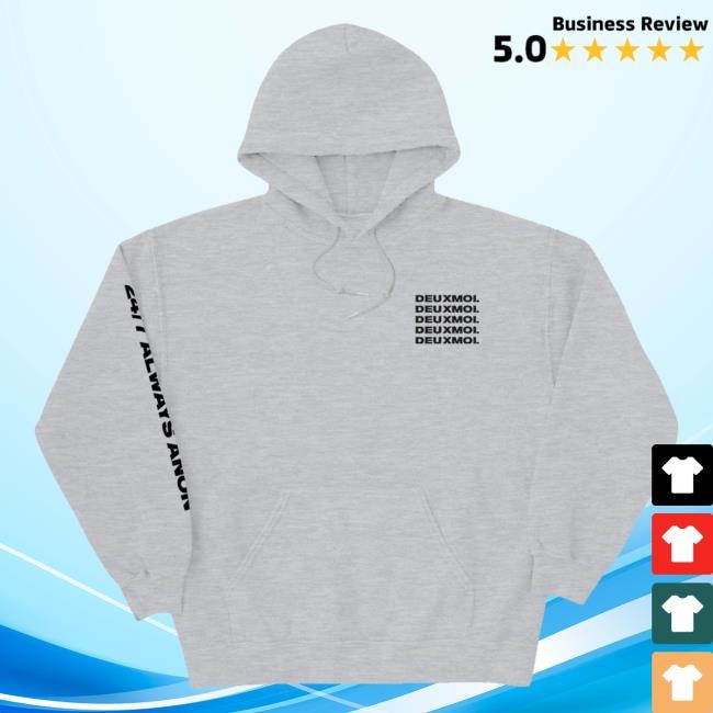 Official Deuxmoi Merch Le Deux Grey Sweaters