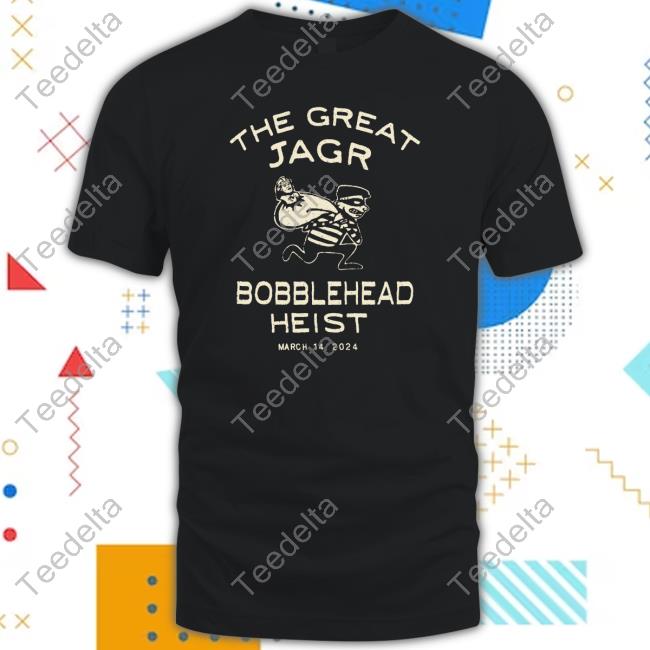 The Great Jagr Bobblehead Heist Hooded Sweatshirt