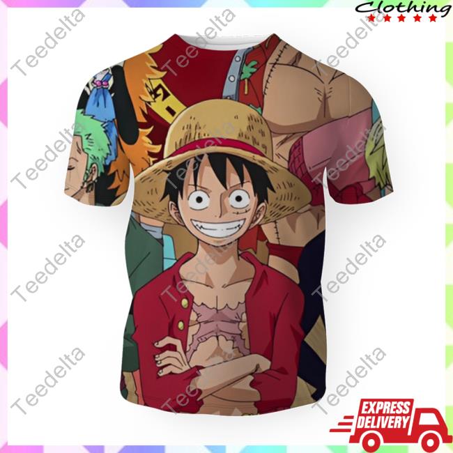Team One Piece 3D 2023 Hooded Sweatshirt
