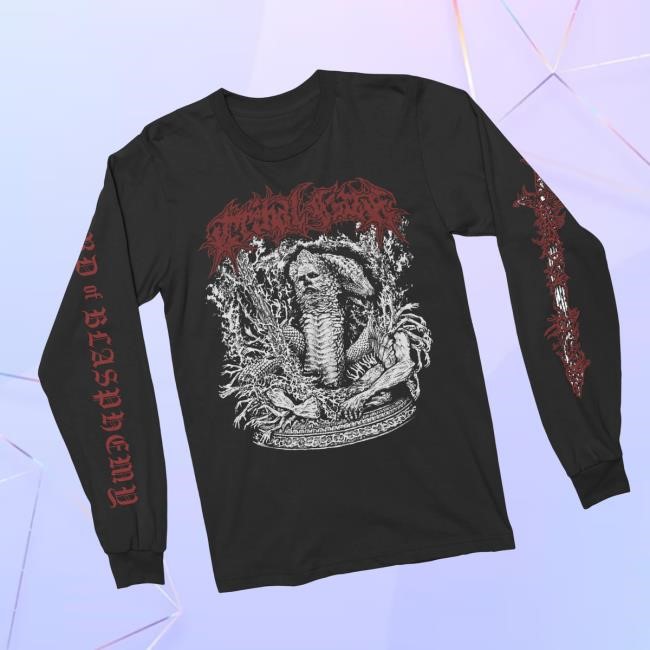 Night Shift Merch Tribal Gaze - Lord Of Blasphemy Long Sleeve Shirts