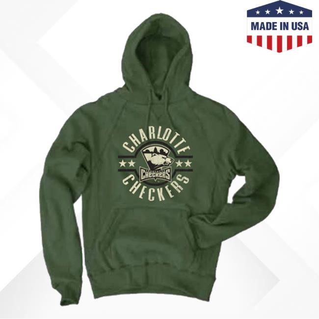 Charlotte Checkers Merch Shop Military Tee Shirt