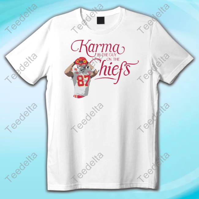 Official Kelce Karma Is The Guy On The Chiefs And His Brother Jumping In The Stands T-Shirt