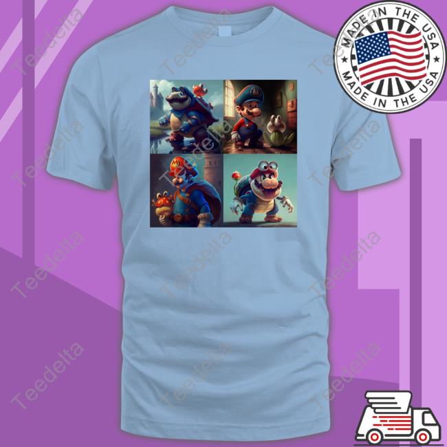 Super Mario In The Style Of Disney Shirt