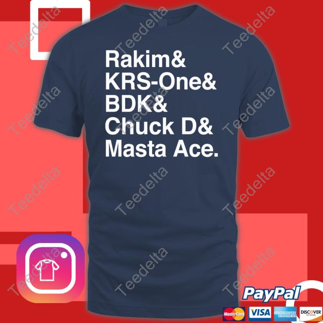 Jerry Parsons21225 Rakim Krs-One Bdk Chuck D Masta Ace T-Shirt