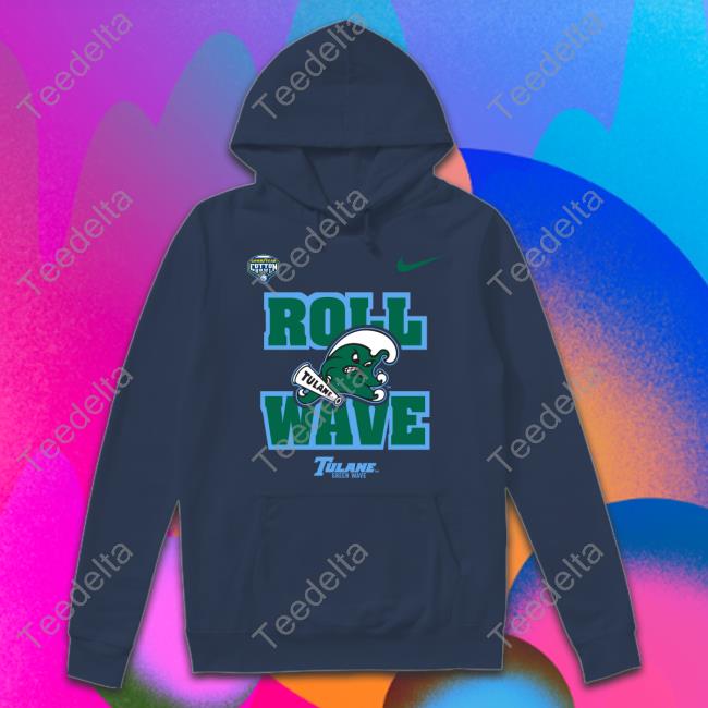 Goodyear Cotton Bowl Classic Roll Wave Tulane Green Wave Long Sleeve