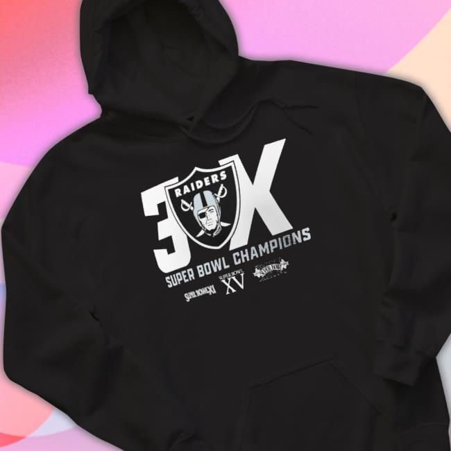 Las Vegas Raiders 3X Super Bowl Champions 2023 Shirt